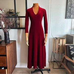 VINTAGE Velvet Maxi Dress